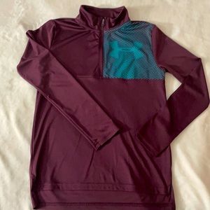 Under Amour 3/4 zip performance top.